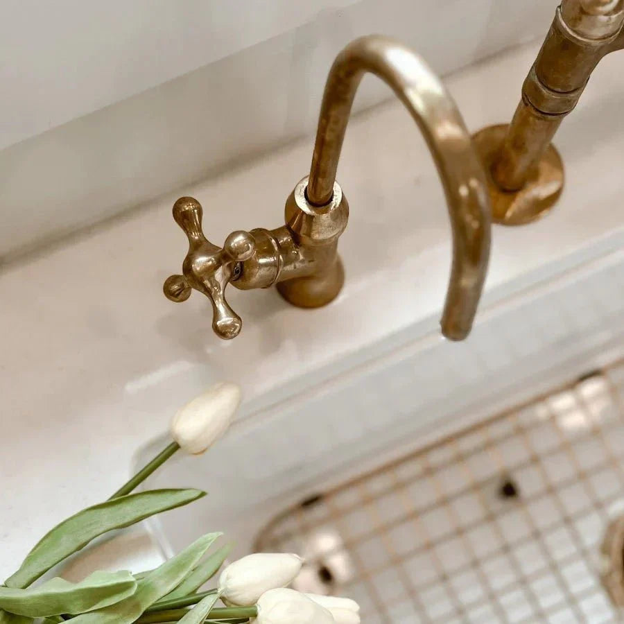 Unlacquered Brass Kitchen Faucets With a Sprayer: Is It Safe & Worth It?