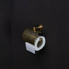 Engraved Brass Toilet Paper Holder – Wall Mounted, Unlacquered | Solid Brass