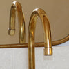Unlacquered Brass Wall Mounted Kitchen Faucet – Gooseneck Bridge | The House of Brass