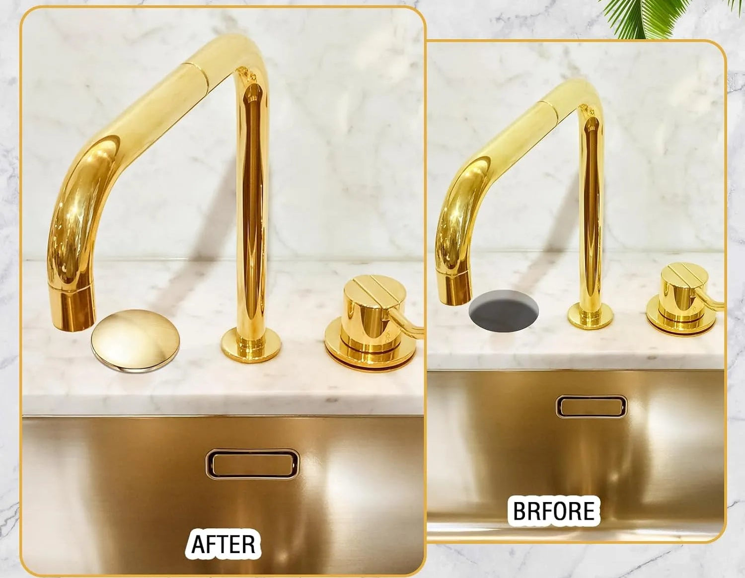 Unlacquered Brass cover hole