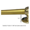 Unlacquered Brass Picture Rail – Gallery Wall System, 9 Sizes (15" to 120")