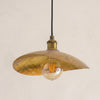 Hammered Brass Pendant Light – Antique Bronze, 5 Sizes 7.8"-24"