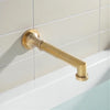 Unlacquered Brass Rain Shower System – 8" Head, Cross Handles, Handheld Sprayer | Solid Brass