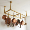 Unlacquered Brass Ceiling Pot Rack