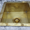 Unlacquered Brass Kitchen Sink - Hammered
