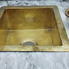 Unlacquered Brass Kitchen Sink - Hammered