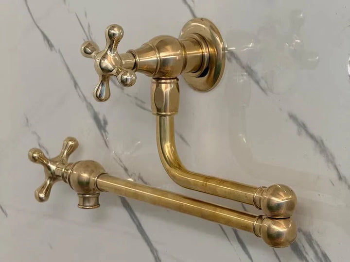 DINA - Unlacquered Brass Pot Filler Faucet
