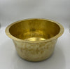Hammered Brass Round Sink - The House Of Brass