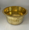 Hammered Brass Round Sink - The House Of Brass