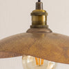 Hammered Brass Pendant Light – Antique Bronze, 5 Sizes 7.8"-24"