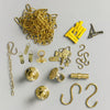 Unlacquered Brass Picture Rail – Gallery Wall System, 9 Sizes (15" to 120")