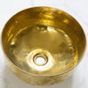 Unlacquered Brass Vessel Sink – Round, 3 Sizes: 11.9", 13.5" or 16"
