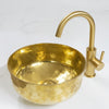 Unlacquered Brass Vessel Sink – Round, 3 Sizes: 11.9", 13.5" or 16"
