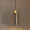 Brass Pendant Light – Unlacquered Cylinder Design - The House Of Brass