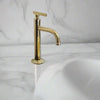 Brass Vessel Sink Faucet – Unlacquered Bathroom Faucet - The House Of Brass