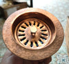 Copper Kitchen Sink Drainer - The House Of Brass