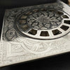 Engraved Silver Floor drain - The House Of Brass