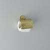 Engraved Solid Brass Toilet Paper Holder – Wall Mounted Unlacquered Brass Bathroom Accessory - The House Of Brass