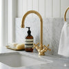 Gooseneck Kitchen Faucet – Unlacquered Brass Design - The House Of Brass