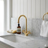 Gooseneck Kitchen Faucet – Unlacquered Brass Design - The House Of Brass