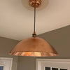 Handcrafted Solid Copper Pendant Light - Vintage Hammered Design - The House Of Brass