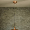 Handcrafted Solid Copper Pendant Light - Vintage Hammered Design - The House Of Brass