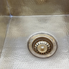 Unlacquered Brass Kitchen Sink - Hammered