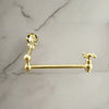 Vintage Unlacquered Brass Pot Filler Faucet