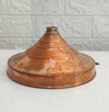 Solid Copper Round Shower Head – Rainfall Style, 4 Sizes (4" to 10")