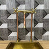 Unlacquered Brass & Solid Copper Antique Kitchen Faucet – Bridge Faucet with Long Legs & Cross Handles