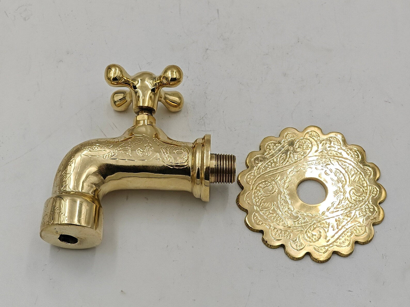 Handcrafted Brass Single Hole Faucet
