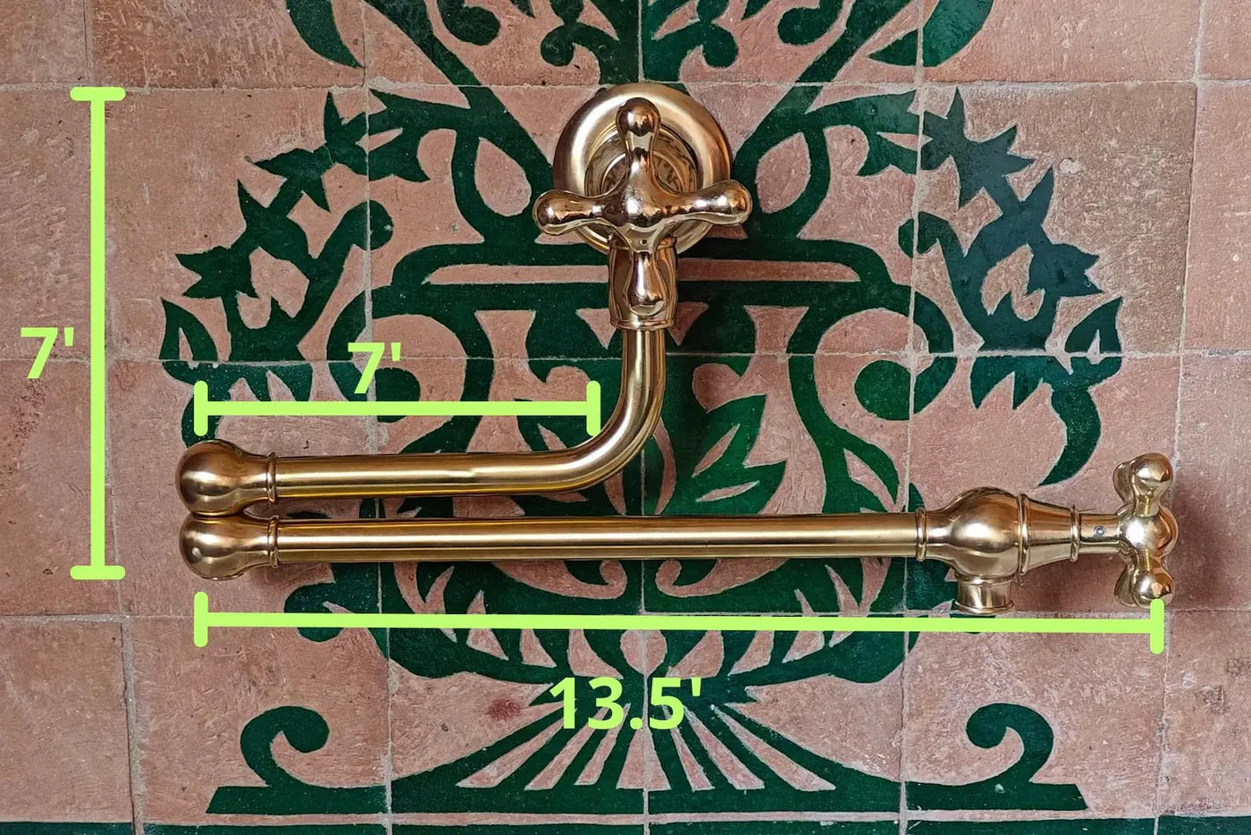 DINA - Unlacquered Brass Pot Filler Faucet