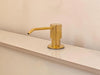 Unlacquered Brass Built In Soap Dispenser, Kitchen Sink