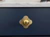 Set of Unlacquered Brass Cabinet Knobs, Antique Brass knobs, Brass Cabinet Door handle knob