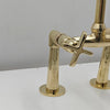 Unlacquered Brass Kitchen Faucet with L-legs