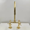 Unlacquered Brass Kitchen Faucet with L-legs