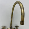 Oil Rubbed Bronze Kitchen Faucet – Bridge Style, Cross Handles, 10" Spout | Solid Brass - The House Of Brass