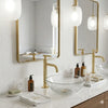 Brass Vessel Sink Faucet – Unlacquered Bathroom Faucet