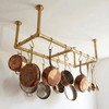Unlacquered Brass Ceiling Pot Rack - The House Of Brass