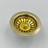 Unlacquered Brass Drain Kitchen Sink - The House Of Brass