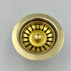 Unlacquered Brass Drain Kitchen Sink - The House Of Brass