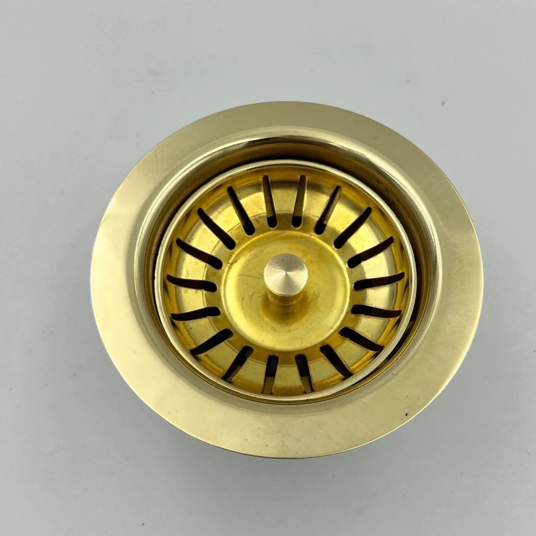 Unlacquered Brass Drain Kitchen Sink - The House Of Brass