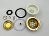 Unlacquered Brass Drain Kitchen Sink - The House Of Brass