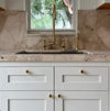 Unlacquered Brass Kitchen Faucet - Bridge V