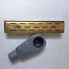 Unlacquered Brass Linear Floor Drain - The House Of Brass
