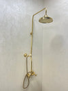 Unlacquered Brass Rain Shower - The House Of Brass