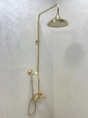 Unlacquered Brass Rain Shower - The House Of Brass