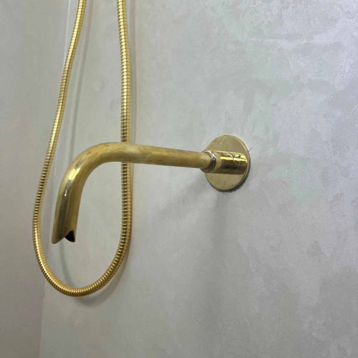 Unlacquered Brass Shower Set - The House Of Brass