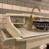 Unlacquered Brass Swan Bathroom Faucet