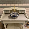 Unlacquered Brass Swan Bathroom Faucet